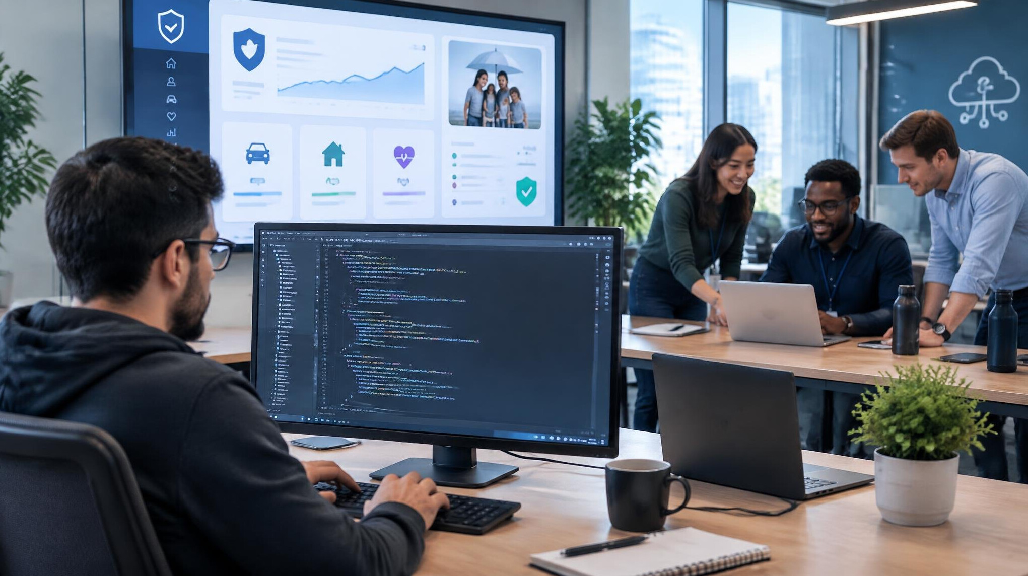insurance software dashboard