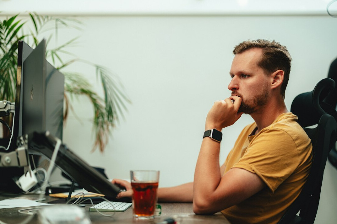 programmer at desk